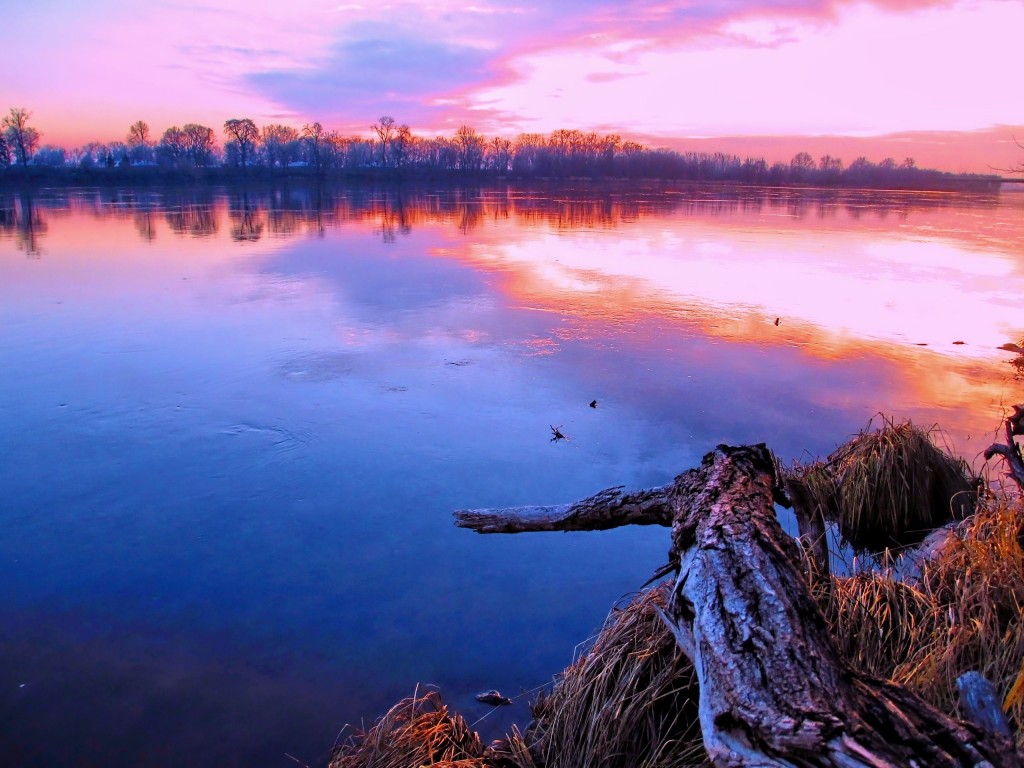 Beautiful landscape – autumn river – photography ...